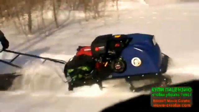 Мотобуксировщик Сибиряк (мотособака Сибиряк) смотреть онлайн