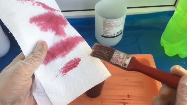 Розовый цвет морилки.
