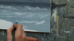 Дмитрий Роза. Этюд "Зимнее море"