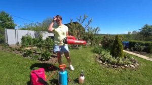 4 мая. Реактивный опрыскиватель. Подкормка для роз, цветов и не только.