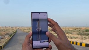 Galaxy S22 Ultra 100X Live Hands on Zoom Test | Incredible