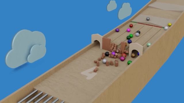 Doors & Walls - 3D Marble Race смотреть онлайн