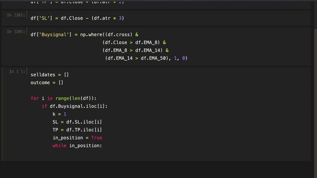 Backtesting TradePros 76%  Winning Rate Trading Strategy in Python [EMA/Stoch RSI/ATR]
