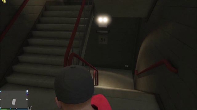 GTA V Online Здание FIB - сгоревший этаж из сингла