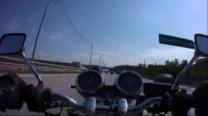 Покатушки на мотоцикле по М4.