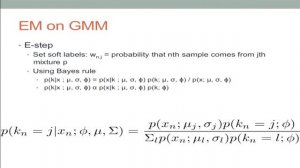 2110597 Pattern Recognition L6 Expectation Maximization and Gaussian Mixture Models