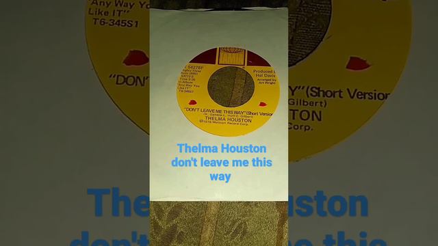 Thelma Houston don't leave me this way #vc.