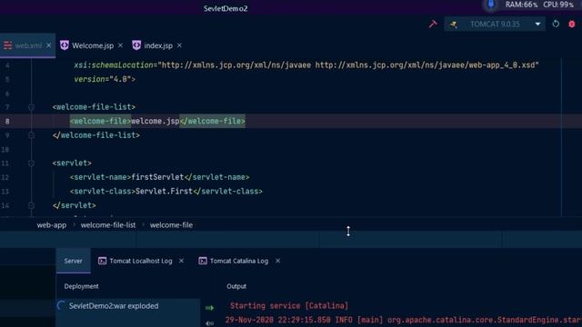 Change default welcome page on servlet | java web application Project in Bangla Full Course- Part- смотреть онлайн
