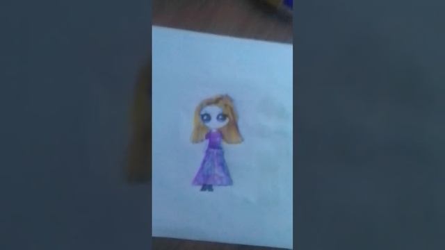 #art сегодня я рисую свою подружку как бы она выглядела если бы была в детстве смотреть онлайн