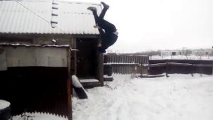 сальто с одной ноги