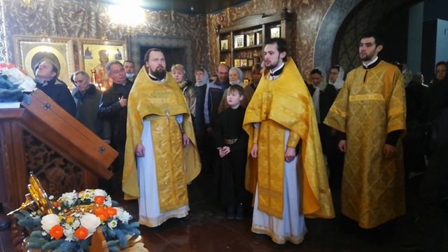 Престольный праздник в Никольском храме 19.12.2021г смотреть онлайн
