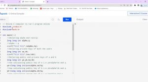 Diffie Hellman key exchange algorithm explanation in C program