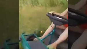 Картинг из бензопилы Урал.