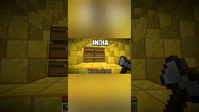 Usa vs Russian vs India vs China, Minecraft meme