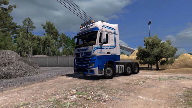 Euro Truck Simulator Mercedes Actros Mp L A Van Den Heuvel