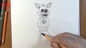 How to draw Funtime Lolbit, FNaF, Как нарисовать Фантайм Лолбит