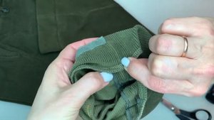 Мастер -класс/как сделать ложный манжет/швейный мастер -класс/сделать своими руками/манжет на брюках