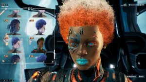 Warframe - Operator Kinky & Curly Hairstyles