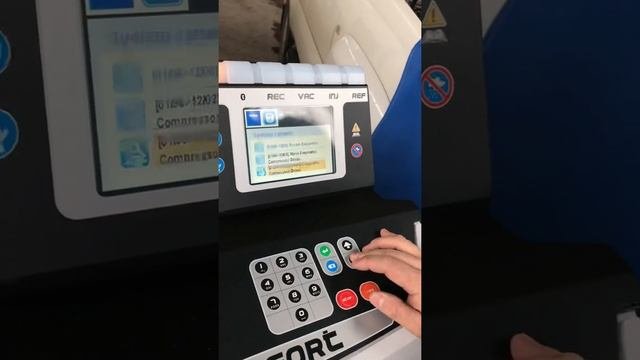 заправка автокондиционера на заправочном станций Texa Konfort 760r