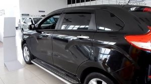 LADA XRAY 2017 накладки на пороги , защита порогов на Лада Х Рей из нержавейки