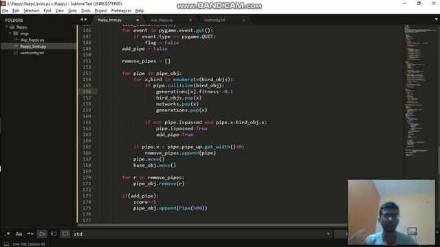Python AI Flappy Bird Tutorial From Scratch| Part-13:Fitness Score смотреть онлайн