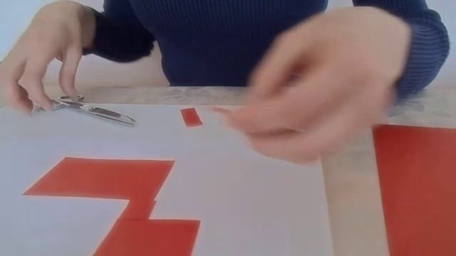 Аппликация из геометрических фигур. Видеозанятие для детей 5-6 лет.