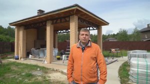 Остекление беседки с 5 проёмами