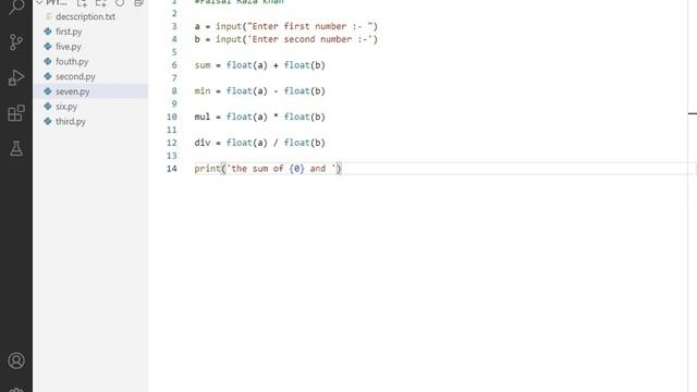 Write a Python Program to do arithmetical operation.#python #pythonprogram #cpmcdplatform #math