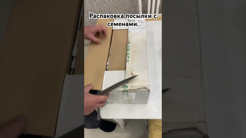 Распаковка посылки с семенами. #кмв #новопавловск https://t.me/arbuzynovopavlovsk