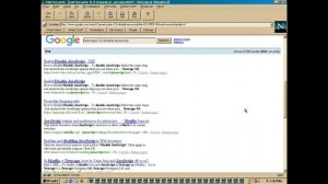 Netscape 3.0 on Windows 98 SE in VirtualBox