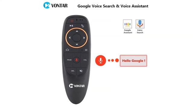 VONTAR G10 G10S Pro голосовое дистанционное управление 2,4G Беспроводная воздушная мышь смотреть онлайн