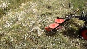 Роторна коса для мотоблока , мотоблок - 7 к.с. , бензин