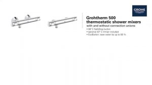 Обзор смесителя для душа с термостатом Grohe Grohtherm