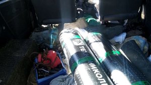 НЕМНОГО ДЕЛ РЕМОНТ СИДЕНЬЯ УАЗ И ГОТОВЛЮСЬ К КРЫШЕ ЧАСТЬ 2.mp4