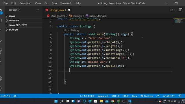 String class in Java | Java Placement Course With Data Structure and Algorithm. смотреть онлайн