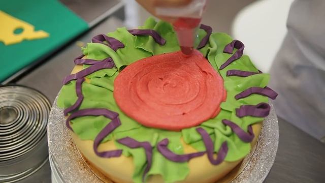 The Making of a Burger Cake! | Cupcake Jemma смотреть онлайн