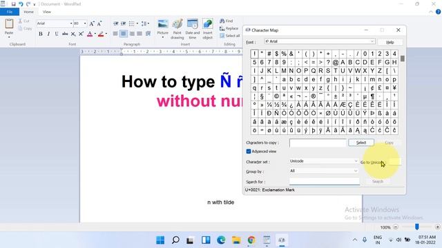 How to type Ñ ñ in laptop without numpad смотреть онлайн