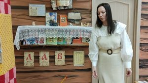 Изба-читальня в мини-музее "Русская изба"