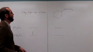 Identify the Number of Allylic and Vinylic Protons 001