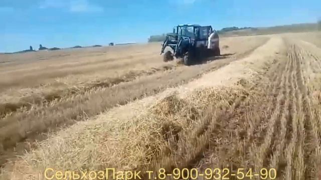 Сравнение в ПОЛЕ на СОЛОМЕ | пресс-подборщиков Pelikan и Claas 46 смотреть онлайн