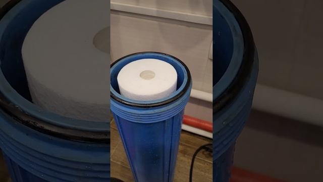 как правильно закрутить колбу фильтра Big Blue 20 дюймов смотреть онлайн