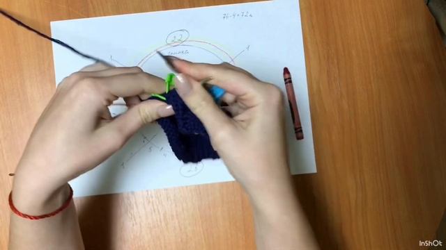 Детский джемпер спицами (начало) / Как вязать росток