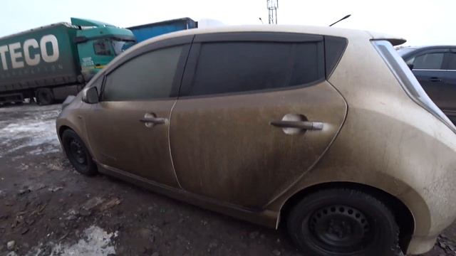 Ниссан лиф, встретил автовоз и получил авто. Самая долгая доставка из Японии.