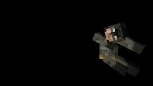 Cinema 4D Minecraft guy in Batman Skin!