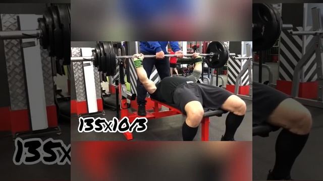 Желтенко Евгений. Жимовая тренировка 135х10/5 подходов 20.06.2023г смотреть онлайн