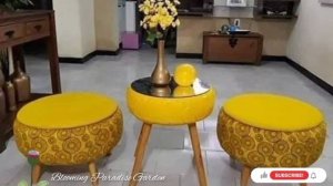 30+ Fantastic Recycle Car Tire Ideas | Car Tyre Furniture,Swing & Planters Indoor & Outdoor Ideas.