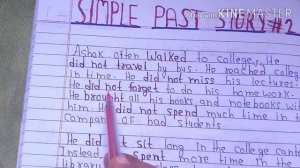 Simple  past Tense | Story # 2 | Exercise - 15 | Learn English Tenses |