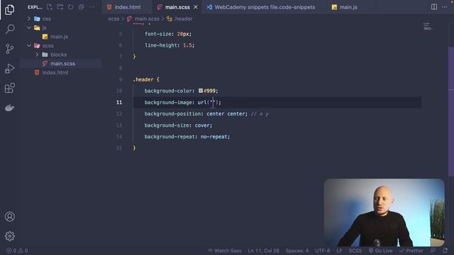 Создание своих сниппетов в VS Code