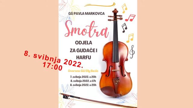 GŠ PAVLA MARKOVCA - SMOTRAODJELA ZA GUDAČE I HARFU 188. priredba