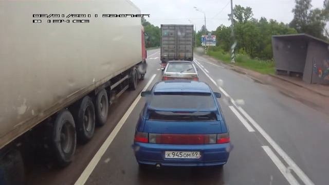 Проучили водителя